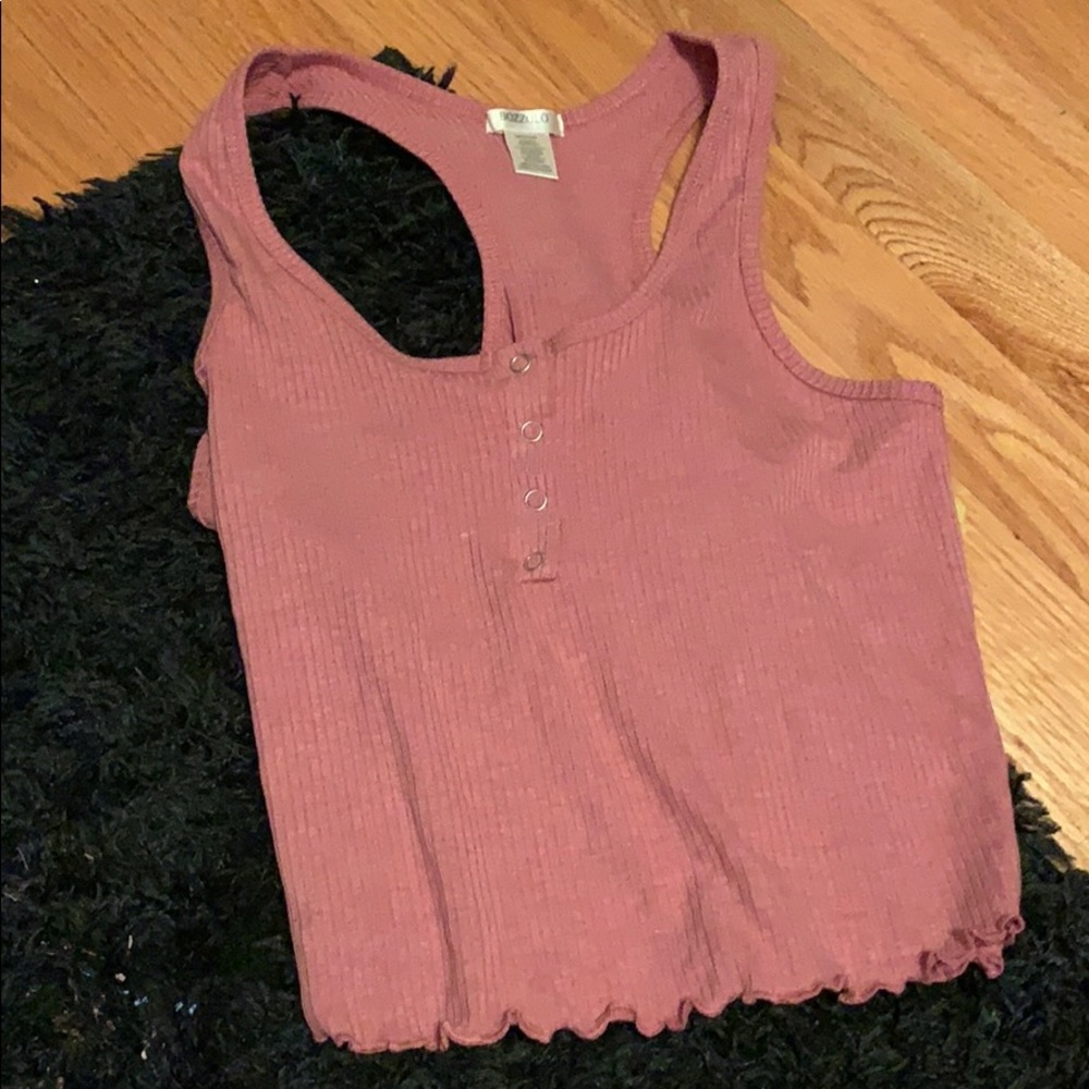 Racer back tank top